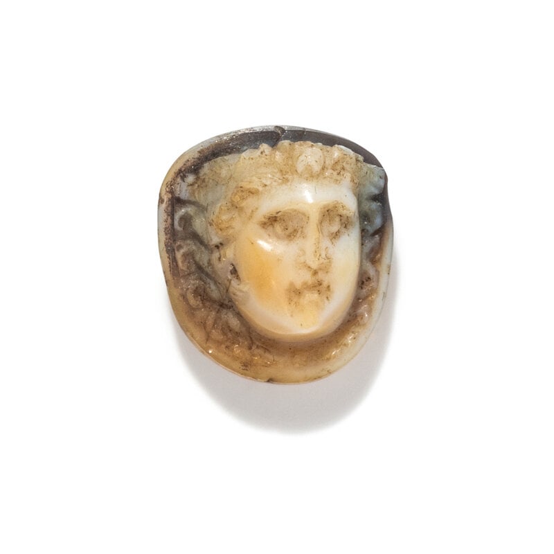 A Roman Onyx Cameo with Medusa (1 of 2)