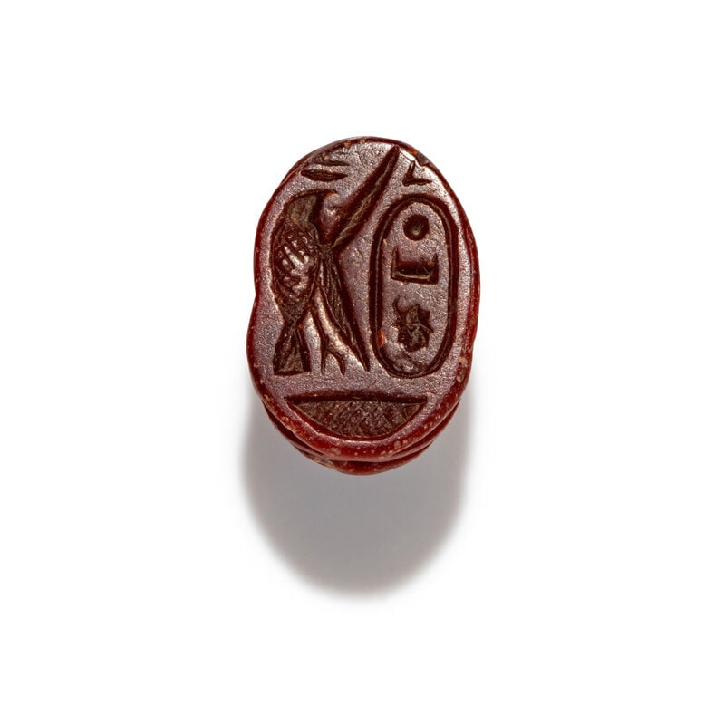 A Phoenician Carnelian Scarab with Cartouche (1 of 3)