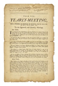 [African-Americana] From Our Yearly-Meeting, Held at Philadelphia, for Pennsylvania and New-Jersey,