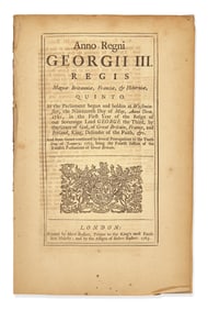 [American Revolution] [Stamp Act] Anno Regni Georgii III…An Act for Granting and Applying