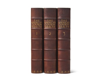 [Americana] Bryce, James. The American Commonwealth. First Edition