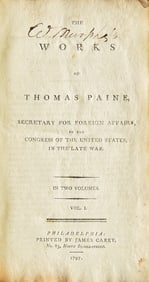 [Americana] The Works of Thomas Paine...