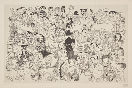 [Art] Hirschfeld, Al. Movieland. Artist's Proof