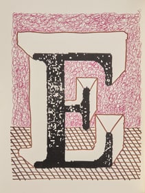 [Art] Hockney, David, and Stephen Spender, et al. Hockney's Alphabet. Signed First Edition