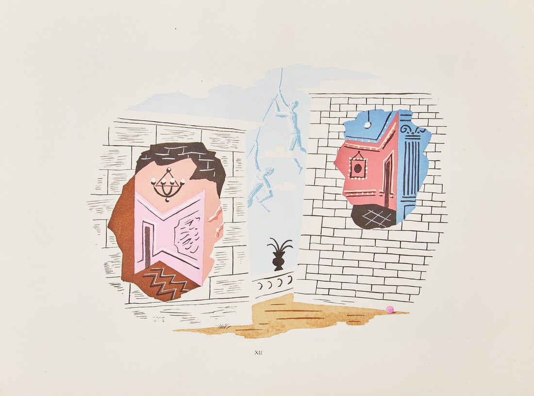 [Art] Hugo, Jean. Le Miroir Magique. First and Limited edition.: [Art] Hugo, Jean. Le Miroir Magique (Paris): Jeanne Bucher, 1927. First and limited edition, #41/50 numbered copies on Arches paper (from a total edition of 60), and signed and numbered by Hugo in pen