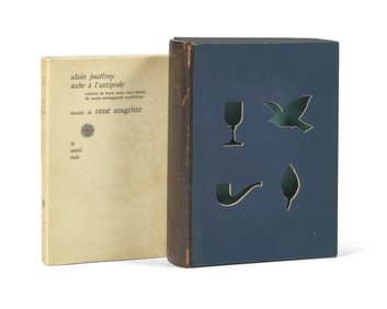 [Art] [Magritte, Rene] Jouffroy, Alain. Aube a L'Antipode... Signed First and Limited Edition