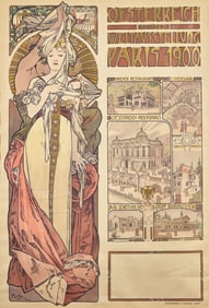 [Art] Mucha, (Alphonse). Oesterreich Auf Der Weltausstellung Paris 1900