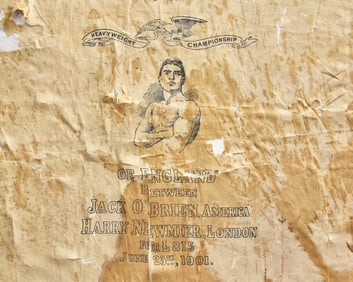 [Boxing] [O'Brien, Jack] Rare Boxing Silk