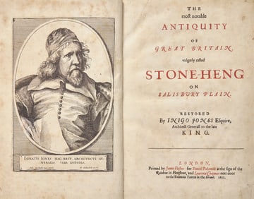 [British Isles] Jones, Inigo. The most notable Antiquity of Great Britain, vulgarly called