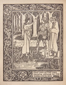 [Children's & Illustrated] [Beardsley, Aubrey] Malory, Thomas. The Birth Life and Acts of King