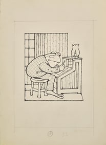 Arnold Lobel (American, 1933–1987) Arnold Lobel, Frog and Toad Original Illustration