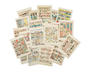 [Children's & Illustrated] McCay, (Zenas) Winsor, and (Alfred B. Hunt). Collection of 42 Printer's