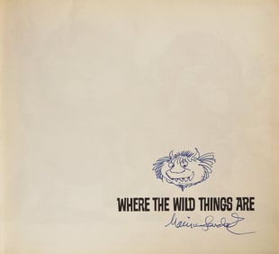 [Children's & Illustrated] Sendak, Maurice. Where the Wild Things Are. First English Edition, Signed