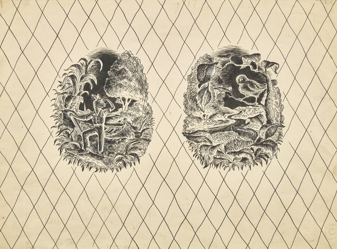 [Children's & Illustrated] Williams, Garth. Original Illustration For "Stuart Little" (1 of 2)