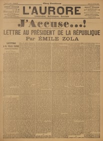 [Dreyfus Affair] [Zola, Emile] J'accuse...!