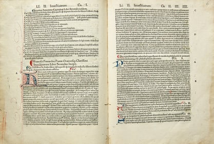 [Early Printing] Group of Leaves From 4 Early Printed Works