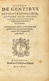 [Early Printing] Magnus, Olaus. Historia de Gentibus Septentrionalibus...