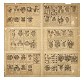 [Games] Brianville, C. Oronce Fine de. Jeu d'Armoiries des Souverains et Estats d'Europe...