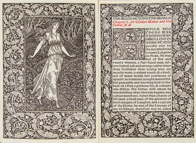 [Kelmscott Press] Morris, William. The Wood Beyond the World. First Edition