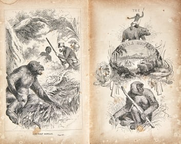 [Literature] Ballantyne, Robert Michael. The Gorilla Hunters. A Tale of the Wilds of Africa. Rare