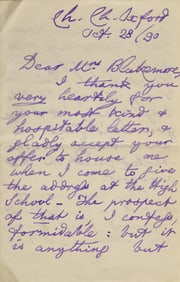 [Literature] Carroll, Lewis (Charles Lutwidge Dodgson). Autograph Letter, signed