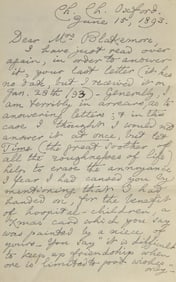 [Literature] Carroll, Lewis (Charles Lutwidge Dodgson). Autograph Letter, signed