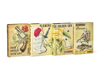 [Literature] Fleming, Ian. Group of 4 First Editions
