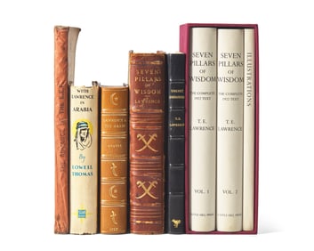 [Literature] [Lawrence, T.E.] Group of 6 Volumes Related to T.E. Lawrence