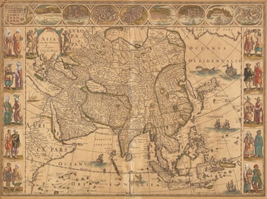 [Maps & Atlases] Blaeu, Willem. Asia noviter dleineata