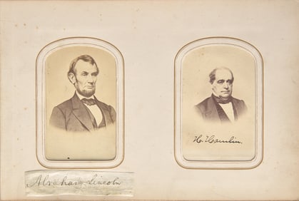 [Presidential] Lincoln, Abraham, et al. Signed Photograph Album