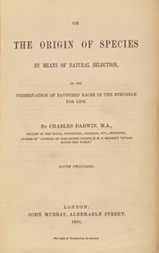 [Science, Medicine & Mathematics] Darwin, Charles. On the Origin of Species...