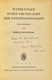 [Science, Medicine & Mathematics] Heisenberg, Werner. Wandlungen in Den Grundlagen der