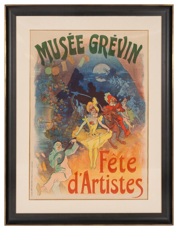 Jules Cheret
(French, 1836-1932)
Musée Grévin, Fête d'Artistes (1 of 2)