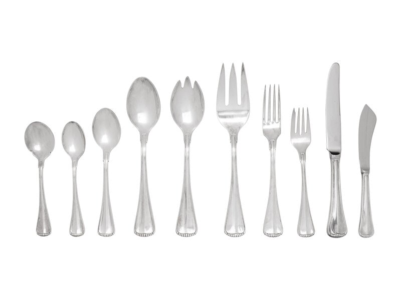 An American Silver-Plate Flatware Service (1 of 2)