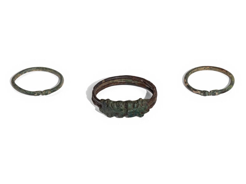 Three Luristan Bronze Bracelets (1 of 2)