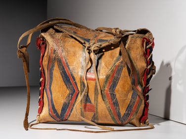 Apsáalooke (Crow) Buffalo Hide Parfleche Container