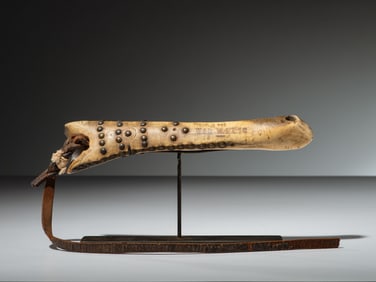 Plains Tacked and Decorated Bone Quirt