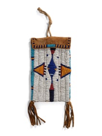 Ute Beaded Hide Mirror Bag