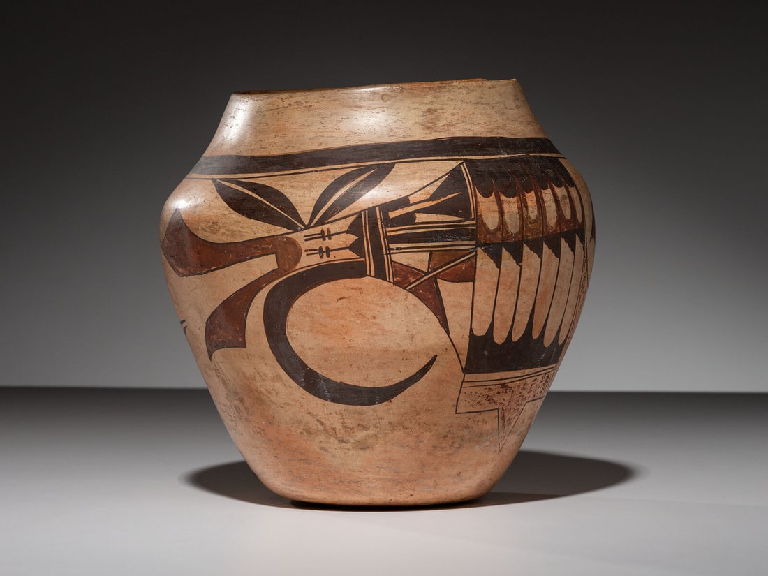 Nampeyo of Hano, Attributed (Hopi, 1859-1942) Pottery Jar (1 of 4)