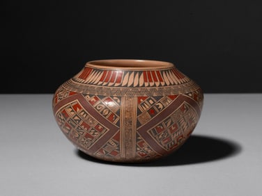 Rondina Huma (Hopi-Tewa, b. 1947) Pottery Jar