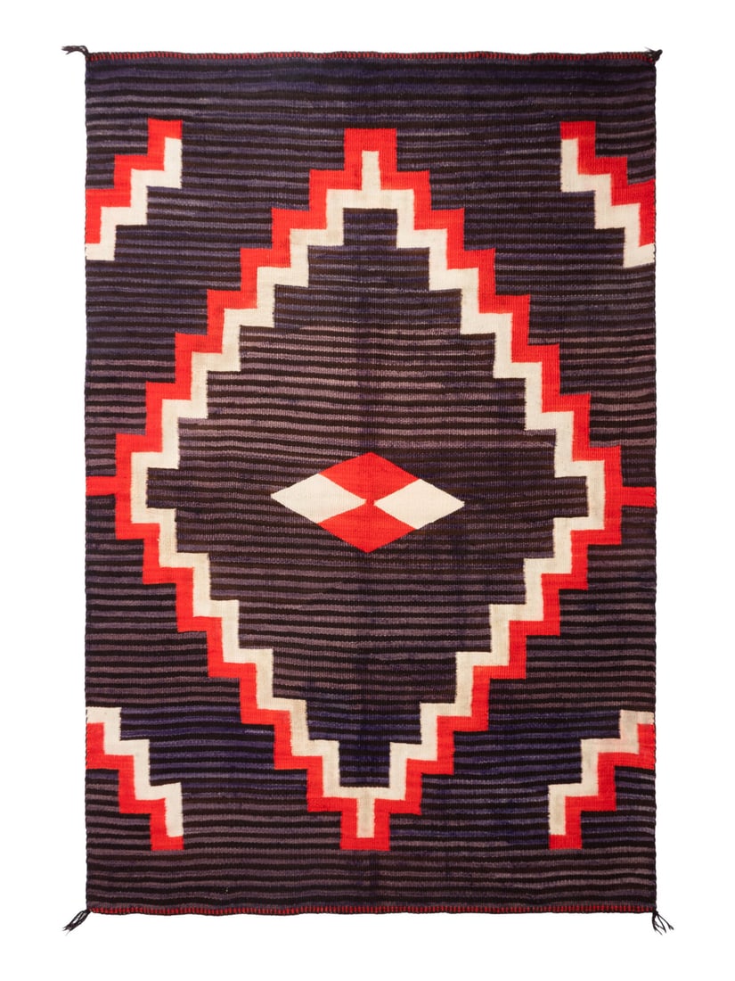 Navajo Moki Pattern Blanket / Rug (1 of 3)