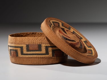 Tlingit Rattletop Basket