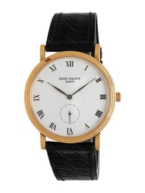 PATEK PHILIPPE, REF. 3919 18K YELLOW GOLD 'CALATRAVA' WATCH