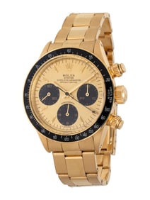 ROLEX, REF. 6263 18K YELLOW GOLD 'DAYTONA' CHRONOGRAPH WATCH