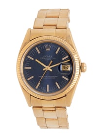 ROLEX, REF. 1503 18K YELLOW GOLD 'OYSTER DATE' WATCH