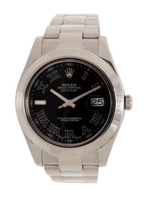 ROLEX, REF. 116300 STAINLESS STEEL 'DATEJUST II' WATCH