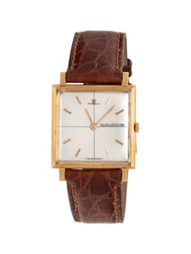 JAEGER LeCOULTRE, 18K YELLOW GOLD WATCH