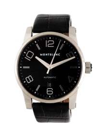 MONTBLANC, REF. 7070 STAINLESS STEEL 'MONTBLANC' DATE WATCH