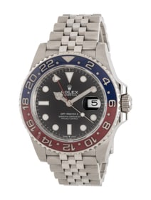 ROLEX, REF. 126710BLRO STAINLESS STEEL 'GMT-MASTER II' 'PEPSI' ON JUBILEE, BOX & PAPERS