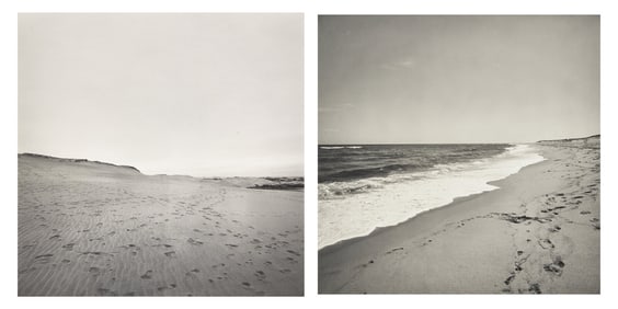 Harry Callahan (American, 1912-1999) Cape Cod, 1973-1974 (two works)